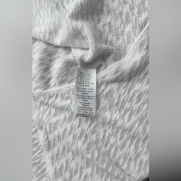 Antropologie White Loose Fit  Open Front Cardigan size Small NWT - Picture 6 of 7